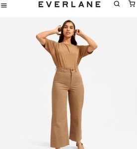 Everlane Lightweight Wide Leg Crop Chino